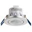 SEBSON Bewegungsmelder Innen, Unterputz Decken Montage, programmierbar, Infrarot Sensor, Reichweite 3-8m / 360°, LED geeignet, schwenkbar, 3-Draht