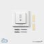 Homematic IP Smart Home Bewegungsmelder im 55er-Rahmen – innen, Zubehör für Smart Home mit App-Funktion, für Alarmlösung, schaltet Leuchten, Wandschalter, Energie sparen, 156242A0