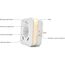 smrter LED-Nachtlicht mit Bewegungsmelder und Steckdose, 2x USB 2.4A, Auto/Ein/Aus Schalter, automatischer Lichtsensor, GS (geprüfte Sicherheit) (3 Stk)