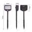 Northpoint LED Batterie Strahler Fluter Sicherheitsleuchte 3er Set mit Funk-Aktivierung Bewegungsmelder Dämmerungssensor (Outdoor)