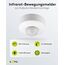 Goobay 96007 Infrarot Bewegungsmelder für Innen IP20, 3fach PIR Sensor 360° für LED Deckenleuchte Melder Decke Aufputz Montage 6 m Reichweite IDA Weiß