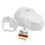 Oktaplex Bea Bewegungsmelder Eckmontage Aussen IP65 PIR-Sensor schwenkbar 180° 12m Reichweite 230V weiß Aufputz Bewegungssensor