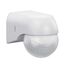conecto Infrarot Bewegungsmelder innen+außen Aufputz Wand LED 180° schwenkbar neigbar IP44 Dämmerungssensor (2er Set), weiß