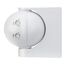 conecto Infrarot Bewegungsmelder innen+außen Aufputz Wand LED 180° schwenkbar neigbar IP44 Dämmerungssensor (2er Set), weiß