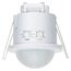 SEBSON Bewegungsmelder Unterputz Außen 20m / 360° - Decken Montage, programmierbar, LED geeignet, Einbauloch Ø63-66mm, PIR Infrarot Sensor, 3-Draht