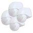 conecto Infrarot Bewegungsmelder innen+außen Aufputz Wand LED 180° schwenkbar neigbar IP44 Dämmerungssensor (4er Set), weiß