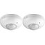Goobay 95172 Infrarot Bewegungsmelder für Innen IP20 mit 360° Pir Sensor für Led Deckenleuchte Melder Decke Aufputz Montage 6m Reichweite Weiß (Packung mit 2)