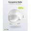 Goobay 95174 Infrarot Bewegungsmelder für Innen & Aussen 180° PIR Sensor LED Leuchte drehbar & neigbar Wand Aufputz Montage 12m Reichweite Weiß