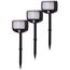 Northpoint LED Batterie Strahler Fluter Sicherheitsleuchte 3er Set mit Funk-Aktivierung Bewegungsmelder Dämmerungssensor (Outdoor)