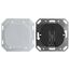 SEBSON Bewegungsmelder Außen IP65 - Unterputz, LED geeignet, Wand Montage, IR Bewegungssensor programmierbar - Einbau 53x53x23mm - Sensor 10m/ 190°, 3-Draht - Anthrazit
