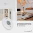 Homematic IP Smart Home Präsenzmelder – innen, schaltet Licht bei Bewegung, präzise Bewegungserkennung, Energie sparen, weiß, 150587A0