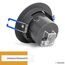 SEBSON Bewegungsmelder Innen Unterputz Decken Montage - programmierbar, Reichweite 8m 360°, LED geeignet, schwenkbar, Einbau PIR Sensor, 3-Draht