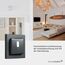 Homematic IP Smart Home Bewegungsmelder im 55er-Rahmen – innen, anthrazit, Zubehör für Smart Home mit App-Funktion, für Alarmlösung, schaltet Leuchten, Wandschalter, Energie sparen, 159903A0
