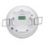 conecto Infrarot Bewegungsmelder Decke innen Unterputz Deckenmontage LED 360° Lichtsteuerung IP20 Dämmerungssensor (1 Stück), Chrom