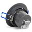 SEBSON Bewegungsmelder Innen Unterputz Decken Montage - programmierbar, Reichweite 8m 360°, LED geeignet, schwenkbar, Einbau PIR Sensor, 3-Draht