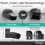 Oktaplex Bea Bewegungsmelder IP65 Eckmontage Aussen schwenkbar 180° 12m Reichweite PIR-Sensor 230V anthrazit Aufputz Motion Sensor