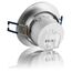 SEBSON Bewegungsmelder Innen Unterputz - 2er Set - LED geeignet, Decken Montage, Infrarot Sensor programmierbar 3-8m/ 360°, schwenkbar, 3-Draht