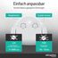 Oktaplex Bea 2er Set Bewegungsmelder Aussen 230V IP65 schwenkbar 180° & 360° Bewegungssensor 12m Reichweite 230V Weiss Aufputz Infrarot-Sensor