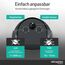 Oktaplex Bea 2er Set Bewegungsmelder Eckmontage Aussen IP65 PIR-Sensor schwenkbar 180° 12m Reichweite 230V anthrazit Aufputz Bewegungssensor