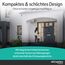 Oktaplex Bea 2er Set Bewegungsmelder Aussen 230V IP65 schwenkbar 180° & 360° Bewegungssensor 12m Reichweite 230V Weiss Aufputz Infrarot-Sensor