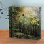 Soundbox 'Wald' Bewegungssensor | 12x12x3,5cm Pappe Kunststoff | Vogelgezwitscher Lautstärke regulierbar (1 x Soundbox Wald)