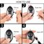 Notfall Persönlicher Alarm [2er Pack] Qoosea Scream Safesound Alarm 140dB LED Taschenlampe für Kinder/Frauen/Senioren/Student Self Defense Schutz Gesichert (Schwarz + Lila)