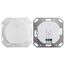 SEBSON Bewegungsmelder Außen IP65 - Unterputz, LED geeignet, Wand Montage, IR Bewegungssensor programmierbar - Einbau 53x53x23mm - Sensor 10m/ 190°, 3-Draht