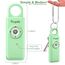 Der Original Persönlicher Alarm Für Frauen, Schlüsselanhänger Alarm mit Sirene für Selbstverteidigung und Sicherheit, Wiederaufladbar, 135 dB Sirene, LED Stroboskoplicht, Knallfarben (Fruit Green)