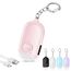 Hion Taschenalarm Frauen,130DB Wiederaufladbar Persönlicher Selbstverteidigung Alarm mit LED-Beleuchtung,Panikalarm Handtaschenalarm Schlüsselanhänger für Frauen,Kinder,ältere Menschen（Rosa）
