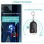 Hion Taschenalarm Frauen,2St 130DB Wiederaufladbar Persönlicher Selbstverteidigung Alarm mit LED-Beleuchtung,Panikalarm Handtaschenalarm Schlüsselanhänger für Kinder,ältere Menschen (Schwarz+Rosa)