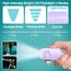 Hion Taschenalarm Frauen,130DB Wiederaufladbar Persönlicher Selbstverteidigung Alarm mit LED-Beleuchtung,Panikalarm Handtaschenalarm Schlüsselanhänger für Frauen,Kinder,ältere Menschen（Violett）
