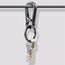 KMKANPO 4 Stück karabinerhaken klein,karabinerhaken schlüsselanhänger,schlüssel karabiner,Carabiner Schlüsselanhänger,Schlüsselring mit Karabiner,für Schlüssel, Rucksäcke und Charms,Autoschlüssel