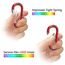 Sprookber 3" Aluminium Karabiner D-Ring - karabinerhaken Clips mit Federschnapphaken für Schlüsselanhänger Clip - 10 Stücke