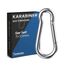 GARSIDURO® Edelstahl Karabiner | 5er Set 3x30 mm | Karabinerhaken DIN 5299 rostfrei | Feuerwehr-Karabiner mit Schnappverschluss geeignet als Schlüsselanhänger oder für Schwerlast und Hundeleine