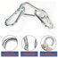 Czkonore 15 Stück Karabiner Set, 6 x60mm Klein Karabinerhaken Belastbar bis 180kg, Karabinerhaken für Schlüsselanhänger, Camping, Hängematte, Hundeleine (15 Stück Silber, 6 * 60mm)