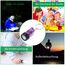 GOLDGE 24Pcs Schlüsselanhänger Taschenlampe Mini Lampe 4cm