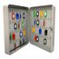 ARREGUI PLL160 Schlüsselschrank | Schlüsselkasten | Schlüsselbox aus lackiertem Stahl | Abschließbar mit 160 Haken und Schlüsselschloss | inkl. 160 beschriftbare Schlüsselanhänger | 37x28x8 cm | Grau