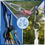 GARSIDURO® Edelstahl Karabiner | 10er Set 7x70 mm | Karabinerhaken DIN 5299 rostfrei | Feuerwehr-Karabiner mit Schnappverschluss geeignet als Schlüsselanhänger oder für Schwerlast und Hundeleine