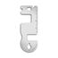 Geschenkartikel: ROMINOX Shop Tool // Smart, 11 Funktionen, Keytool Schlüsselanhänger, Einkaufswagenlöser, Edelstahl Multitool, Multifunktionswerkzeug, Kleinigkeit für Adventskalender