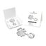 Geschenkartikel: ROMINOX Key Tool Lucky Charm, 19 Funktionen, Schlüsselanhänger Kleeblatt, Glücksbringer, Edelstahl Multitool, Multifunktionswerkzeug, Kleinigkeit für Adventskalender