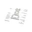 Geschenkartikel: ROMINOX Key Tool // Lucky Charm Frohe Ostern, 19 Funktionen, Keytool Schlüsselanhänger, Einkaufswagenlöser, Edelstahl Multitool, Multifunktionswerkzeug