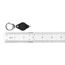 Namvo 6er-Pack Mini-LED-Taschenlampen-Schlüsselanhänger, ultrahelle Schlüsselanhänger-Licht-Taschenlampe mit Federkarabiner (schwarz)