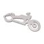Geschenkartikel: ROMINOX Key Tool Motorbike, 21 Funktionen, Keytool Schlüsselanhänger Motorrad, Bike, Edelstahl Multitool, Funktionsbeschreibung, Multifunktionswerkzeug, Einkaufswagenlöser