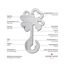 Geschenkartikel: ROMINOX Key Tool Lucky Charm, 19 Funktionen, Schlüsselanhänger Kleeblatt, Glücksbringer, Edelstahl Multitool, Multifunktionswerkzeug, Kleinigkeit für Adventskalender