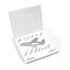 Geschenkartikel: ROMINOX Key Tool // Airplane, 18 Funktionen, Keytool Schlüsselanhänger Flugzeug/Pilot, Edelstahl Multitool, Multifunktionswerkzeug, Kleinigkeit für Adventskalender