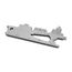 Geschenkartikel: ROMINOX Key Tool Ship, 19 Funktionen, Keytool Schlüsselanhänger Kreuzfahrtschiff, Kapitän, Edelstahl Multitool, Multifunktionswerkzeug, Kleinigkeit für Adventskalender