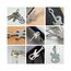 Geschenkartikel: ROMINOX Key Tool Guitar, 19 Funktionen, Keytool Schlüsselanhänger Gitarre, E-Gitarre, Edelstahl Multitool, Multifunktionswerkzeug, Kleinigkeit für Adventskalender