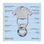 Geschenkartikel: ROMINOX Key Tool // Football – 18 Funktionen, Keytool Schlüsselanhänger Fußball-Fan, Multitool, Multifunktionswerkzeug, Fußball EM, World Cup, Kleinigkeit für Adventskalender