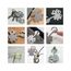 Geschenkartikel: ROMINOX Key Tool Lucky Charm, 19 Funktionen, Schlüsselanhänger Kleeblatt, Glücksbringer, Edelstahl Multitool, Multifunktionswerkzeug, Kleinigkeit für Adventskalender