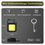 MAKDAK Pack of 4 Schlüsselanhänger Taschenlampen Cob Schlüsselanhänger Arbeitslicht 4-Licht Modi Kleines Notlicht mit faltbarer Halterung Flaschenöffner für Angeln, Camping und Gehen